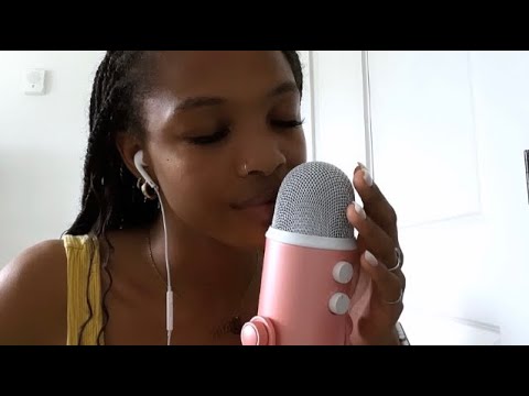 ASMR microphone 💋’s…. up close + personal attention to the mic tingles
