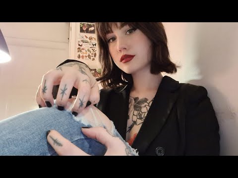 SCRATCHING YOU + MY CLOTHES/FABRIC SOUNDS ASMR