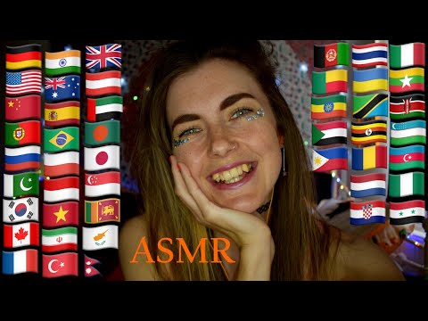 ASMR: Saying ✨THANK YOU✨ in 100 Languages (Whispered)