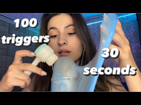💥Asmr🌪100 triggers in 30⚡️seconds💥