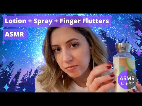 ASMR | Lotion, Spray, Tapping, & Finger Flutters
