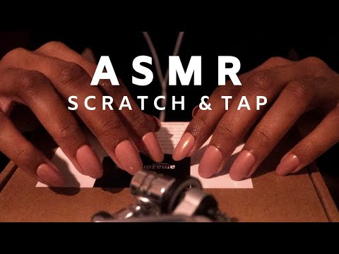 ASMR Scratchy Tapping 💅🏽 soooo many tingles (No Talking)