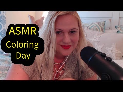🖍️ ASMR Coloring day Tingles with Whispers 🖍️