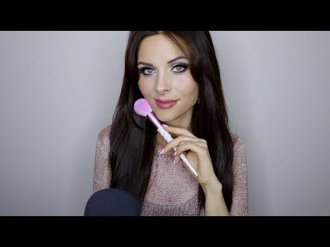 ASMR WHISPERING IT'S OK WHILE GENTLY BRUSHING YOU AND THE MIC