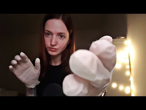 ASMR pure hand sounds and movemnts with gloves - relaxing for sleep