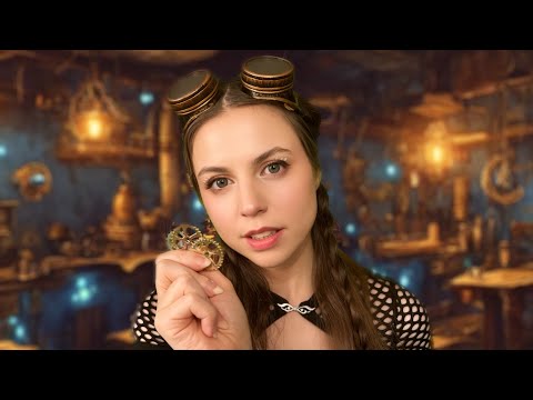 ASMR Steampunk Mechanic Cleans And Fixes Your Augments/Adjustments/Examining (Personal Attention)