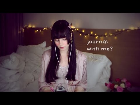 [asmr] journal with me (no talking.)