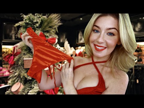ASMR THE CHRISTMAS LINGERIE STORE ❤️ Customer Service Roleplay