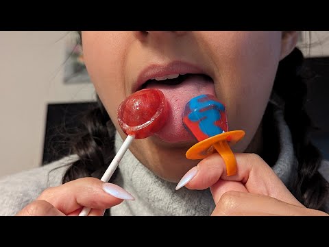 ASMR | Lollipop and ring pop eating sounds