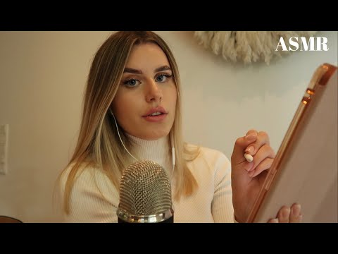 ASMR setting up your date profile💋 | sassy roleplay [deutsch/german]
