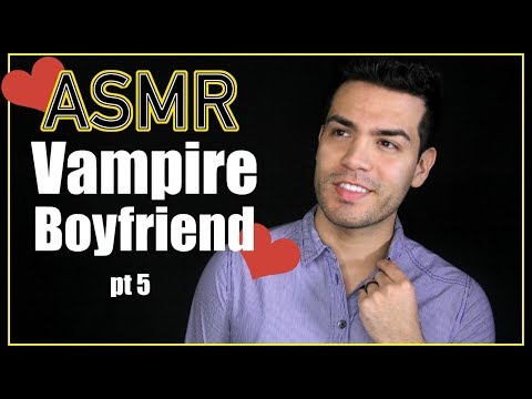 ASMR - Flirty Vampire Role Play 5 (Vampire Boyfriend, Male Whisper for Sleep & Relaxation)