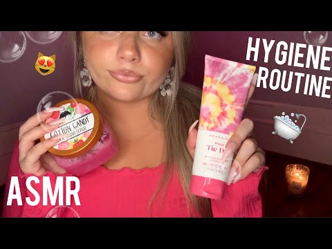 ASMR My Hygiene Routine | Long Nail Tapping, Scratching & Chit Chatting 💖