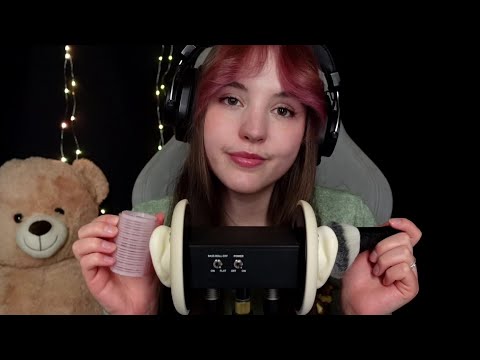 ASMR Soft triggers for sleep 💤 Ear Massage, Brushing, Hand sounds and more 💤