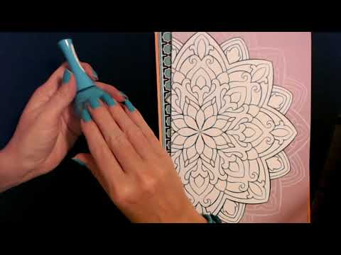 ASMR | Painting A Picture With Nail Polish (Whisper)