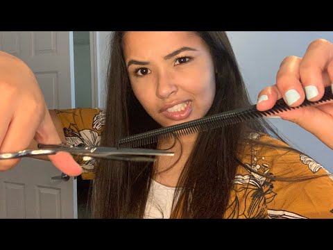 ASMR | another quick lil haircut (FAST & AGGRESSIVE) | pt 2
