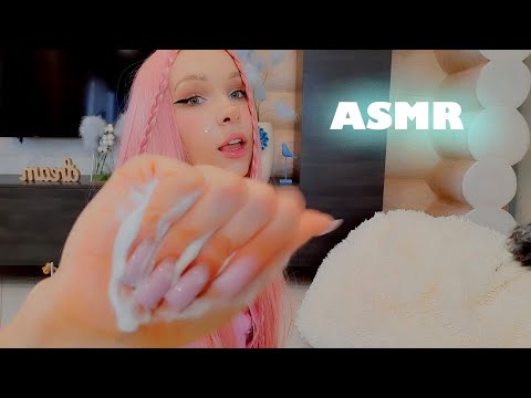 asmr doing your makeup with fake products Fast and aggressive