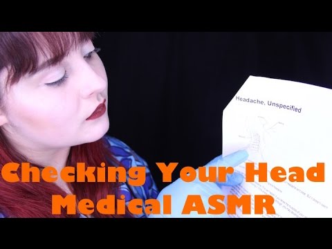 Checking Your Head Medical ASMR Whisper RP (Binaural 3Dio Sound)
