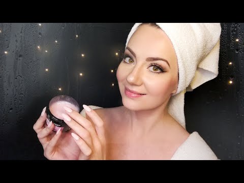 ASMR 💕Girlfriend Takes Care of You after Work~Relaxing Spa Facial, Kisses~Personal Attention