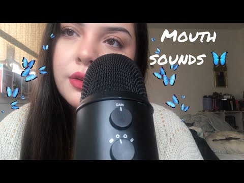 ASMR ASSORTED MOUTH SOUNDS🦋 (mic blowing, tk tk, teeth chattering)