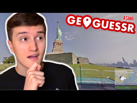 ASMR Let’s Play GeoguessR 🗺️💤 (whispering w/ gum chewing)
