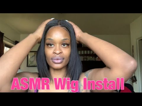 ASMR Wig Install | Whisper + Rambling #asmr