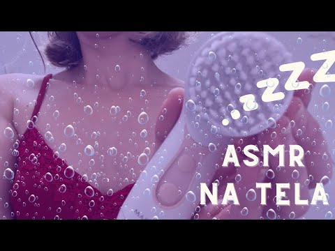 ASMR - Brasil | Facial relaxante só para você (no vidro)  💤 🥱