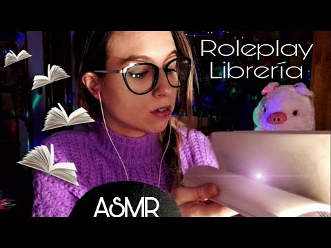 📚ASMR Roleplay librería || Te vendo los mejores ejemplares || ASMR en español 📚
