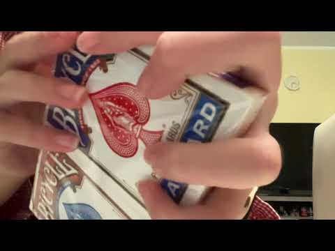 ASMR card unboxing + crinkly wrapper