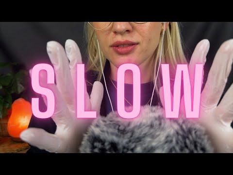 ASMR | EXTREMELY SLOW + quiet Trigger to Fall Asleep WITH OIL GLOVE MASSAGE 😴
