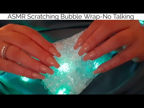 ASMR Scratching Bubble Wrap-No Talking