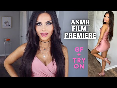 ASMR MOVIE PREMIERE DATE RolePlay + mini clothing/shoe try on