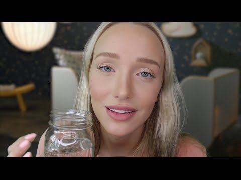 ASMR Mother Taking Care of Sick Kid! Roleplay (Lullaby, Face Brushing, Tapping, Reading) | GwenGwiz
