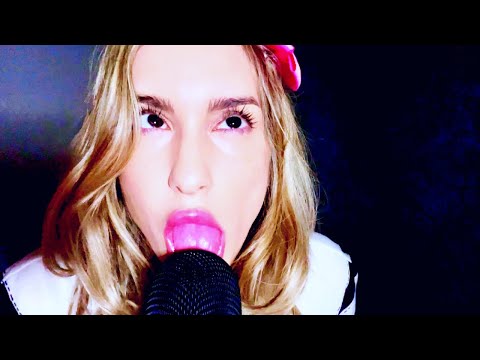 ASMR | INTENSE WET MOUTH & GLOVE SOUNDS💋 BARE BLUE YETI 🎙✨