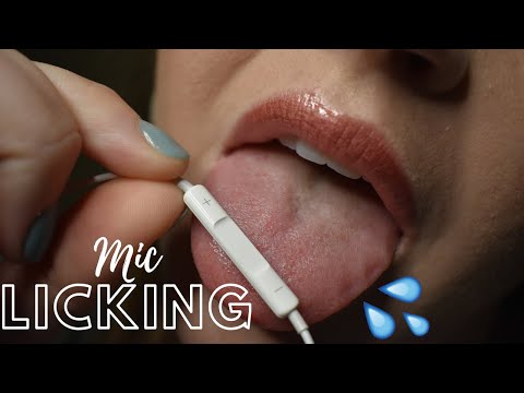 ASMR || Mic Licking and Nibbling
