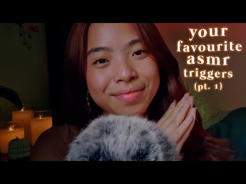 ASMR Your Favourite Audio Triggers 🎙️ & Whispering Your Names 💌 Tapping, Mic Triggers, Whispering...