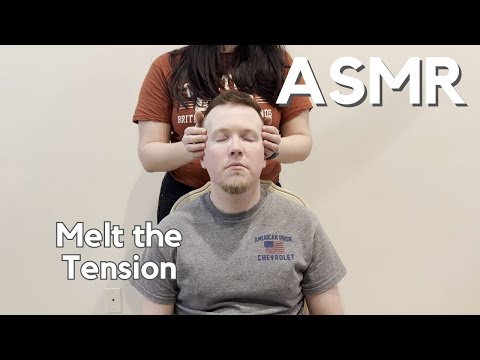 Relaxing Head Massage for Tension Relief | ASMR Real Person | No Talking