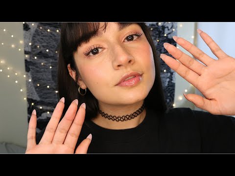 ASMR Finger Flutters, Nail Tapping & Mouth Sounds