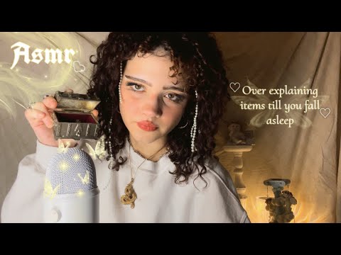 Asmr Over explaining items till you fall asleep{breathy cupped whispers,unique & magical items}