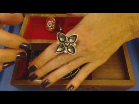 ASMR Whisper ~ Thrift Store Jewelry Haul Show & Tell 9-17-2016 ~ Southern Accent