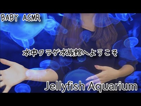 ASMR🐠眠れる＊不思議なクラゲの水中アクアリウム〜Jellyfish Underwater Aquarium🐠/Hand Movement/Water Sounds/