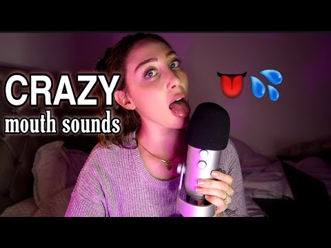 ASMR CRAZY MOUTH SOUNDS WITH VISUALS AND HAND SOUNDS