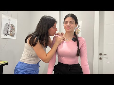 ASMR Head to Toe Assessment Full Body Physical Exam (Face, Abdominal, Back & Feet Assessment)