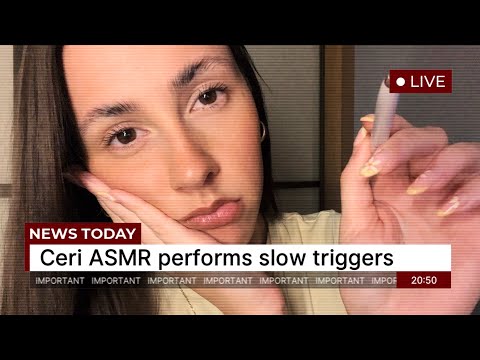 ASMR- Fast ASMRtist does slow ASMR (part 3🖤) with lots of personal attention✨