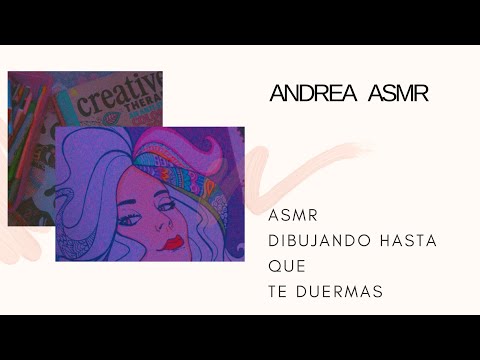 ASMR/ Coloreando/ Sonidos relajantes/ Sonidos de lapicera/ ASMR en español/ Andrea ASMR 🦋