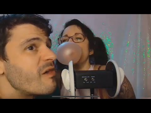 DOUBLE BUBBLEGUM POPPING ASMR WHO IS DOING BETTER?