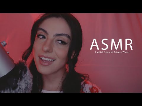 ASMR Relaxing English to Spanish Trigger Words, Hand Movements