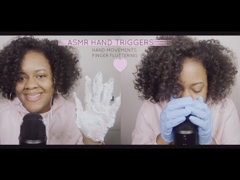 ASMR Hand Triggers For Tingles (Finger Fluttering, Touching You, Tongue Clicking etc) ~