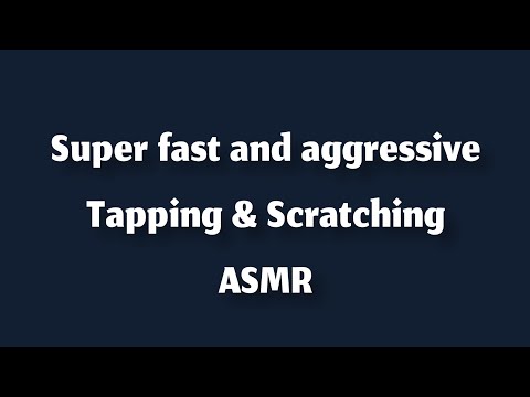 Super Fast and Aggressive TAPPING ANd SCRATCHING ASMR video #asmr #fastasmr #fabric#scratching