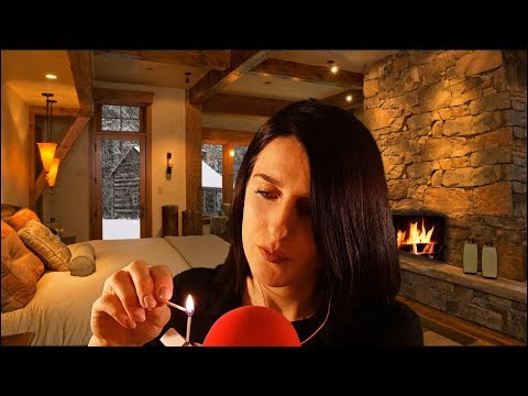 ASMR - Match lighting and Whispering