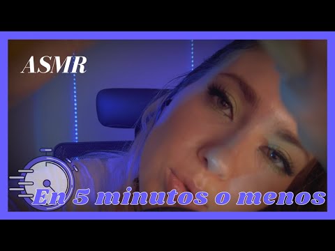 ASMR en 5 minutos o menos (RÁPIDO, soft spoken, mouth sounds)